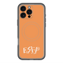 スリムプロテクションプレミアムケース with MagSafe［ オリジナル - ESFP エンターテイナー - アルファベット - オレンジ ］