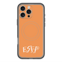 スリムプロテクションプレミアムケース with MagSafe［ オリジナル - ESFP エンターテイナー - アルファベット - オレンジ ］