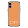 スリムプロテクションプレミアムケース with MagSafe［ オリジナル - ISTP 巨匠 - アルファベット - オレンジ ］