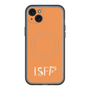 スリムプロテクションプレミアムケース with MagSafe［ オリジナル - ISFP 冒険家 - アルファベット - オレンジ ］