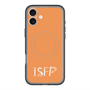 スリムプロテクションプレミアムケース with MagSafe［ オリジナル - ISFP 冒険家 - アルファベット - オレンジ ］