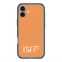 スリムプロテクションプレミアムケース with MagSafe［ オリジナル - ISFP 冒険家 - アルファベット - オレンジ ］