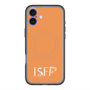 スリムプロテクションプレミアムケース with MagSafe［ オリジナル - ISFP 冒険家 - アルファベット - オレンジ ］