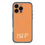 スリムプロテクションプレミアムケース with MagSafe［ オリジナル - ISFP 冒険家 - アルファベット - オレンジ ］