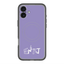 スリムプロテクションプレミアムケース with MagSafe［ オリジナル - ENTJ 指揮官 - アルファベット - パープル ］