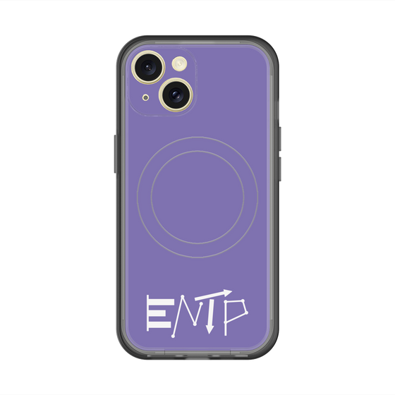 スリムプロテクションプレミアムケース with MagSafe［ オリジナル - ENTP 討論者 - アルファベット - パープル ］