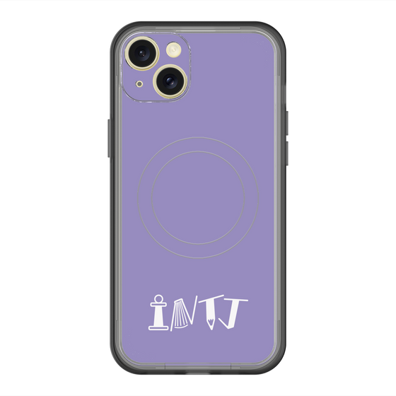 スリムプロテクションプレミアムケース with MagSafe［ オリジナル - INTJ 建築家 - アルファベット - パープル ］