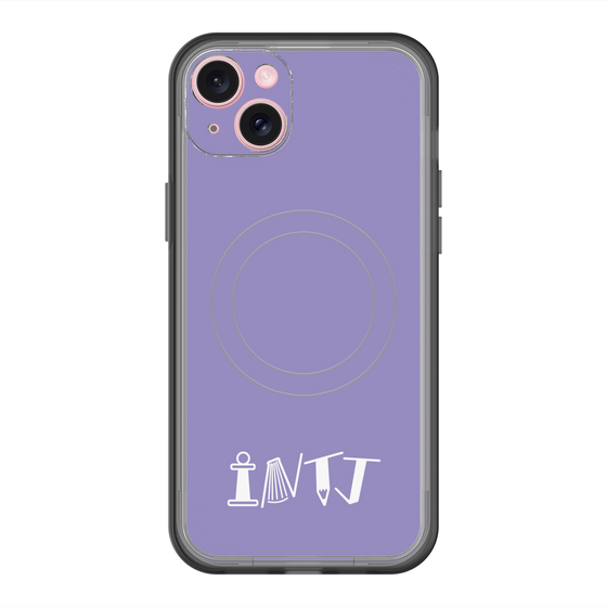 スリムプロテクションプレミアムケース with MagSafe［ オリジナル - INTJ 建築家 - アルファベット - パープル ］