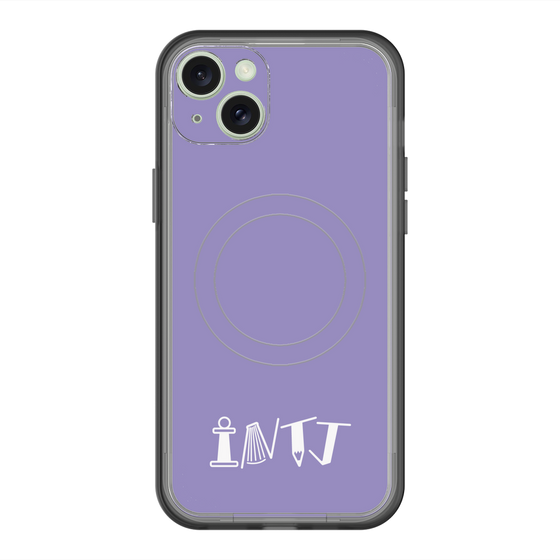 スリムプロテクションプレミアムケース with MagSafe［ オリジナル - INTJ 建築家 - アルファベット - パープル ］