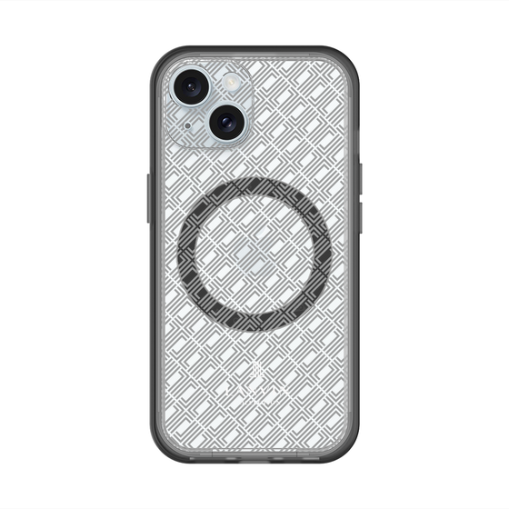スリムプロテクションプレミアムケース with MagSafe［ LANVIN COLLECTION - ロゴパターン ］
