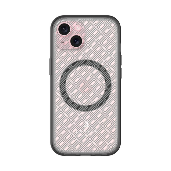 スリムプロテクションプレミアムケース with MagSafe［ LANVIN COLLECTION - ロゴパターン ］