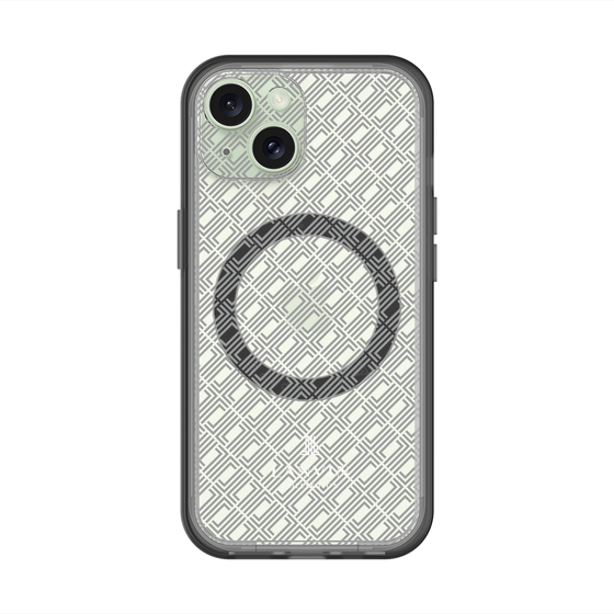 スリムプロテクションプレミアムケース with MagSafe［ LANVIN COLLECTION - ロゴパターン ］