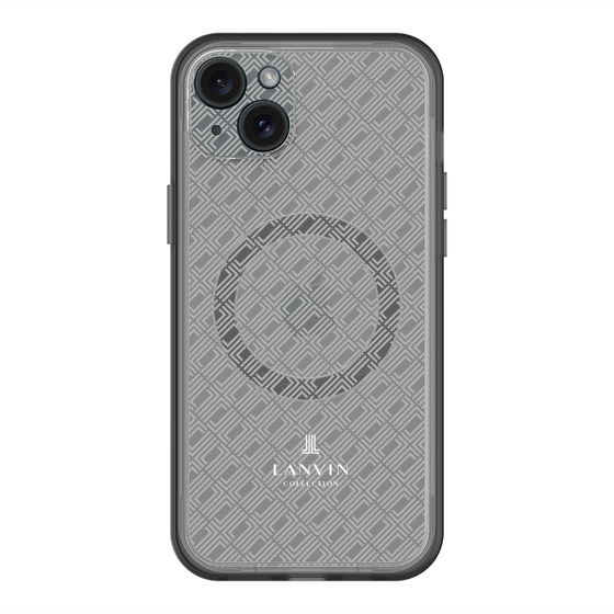 スリムプロテクションプレミアムケース with MagSafe［ LANVIN COLLECTION - ロゴパターン ］