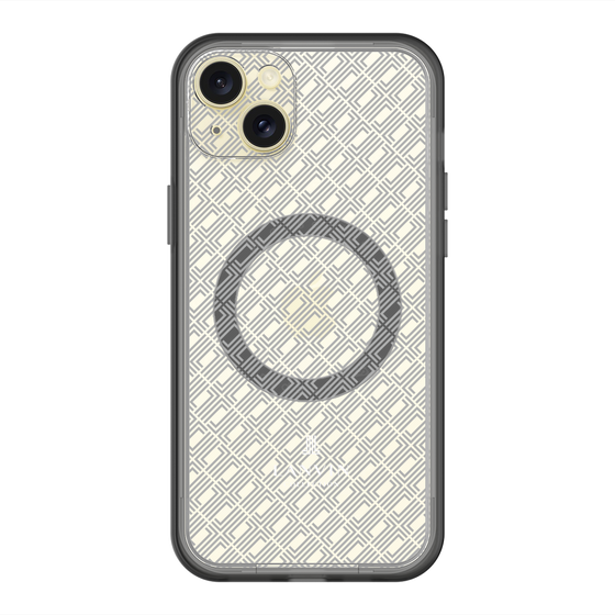 スリムプロテクションプレミアムケース with MagSafe［ LANVIN COLLECTION - ロゴパターン ］