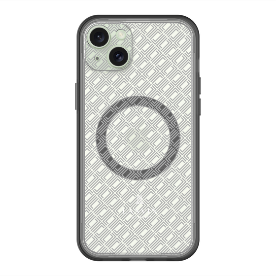スリムプロテクションプレミアムケース with MagSafe［ LANVIN COLLECTION - ロゴパターン ］