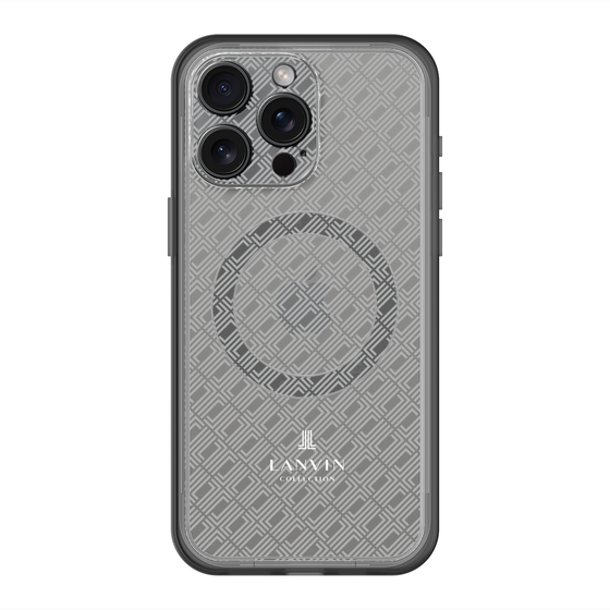 スリムプロテクションプレミアムケース with MagSafe［ LANVIN COLLECTION - ロゴパターン ］