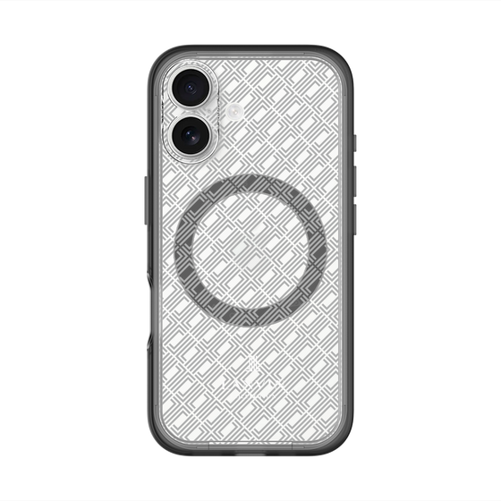 スリムプロテクションプレミアムケース with MagSafe［ LANVIN COLLECTION - ロゴパターン ］