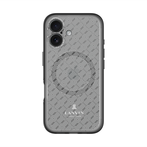 スリムプロテクションプレミアムケース with MagSafe［ LANVIN COLLECTION - ロゴパターン ］