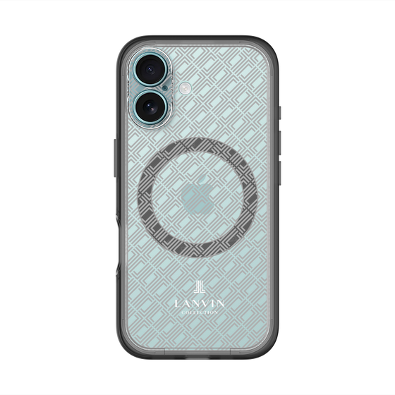 スリムプロテクションプレミアムケース with MagSafe［ LANVIN COLLECTION - ロゴパターン ］