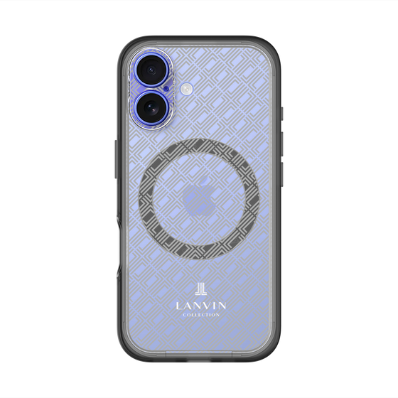 スリムプロテクションプレミアムケース with MagSafe［ LANVIN COLLECTION - ロゴパターン ］