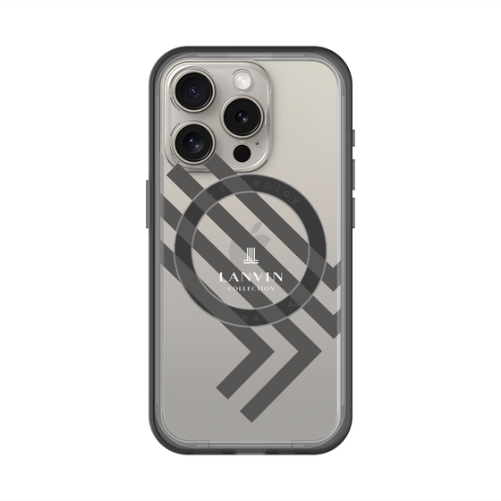 スリムプロテクションプレミアムケース with MagSafe［ LANVIN COLLECTION - ロゴ ］