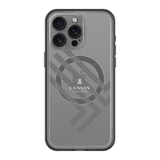 スリムプロテクションプレミアムケース with MagSafe［ LANVIN COLLECTION - ロゴ ］
