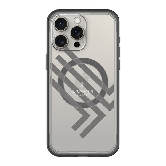 スリムプロテクションプレミアムケース with MagSafe［ LANVIN COLLECTION - ロゴ ］