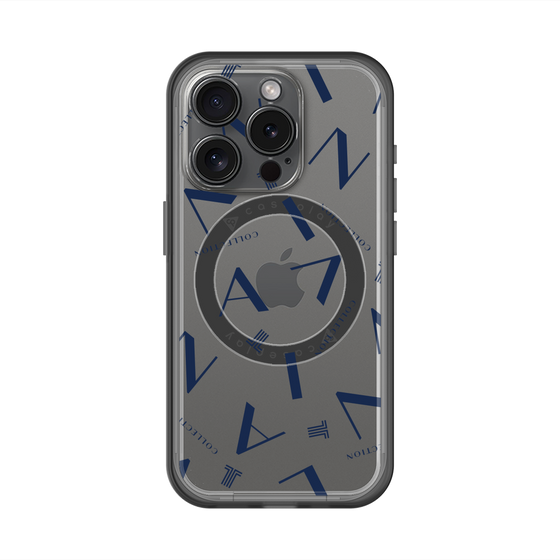 スリムプロテクションプレミアムケース with MagSafe［ LANVIN COLLECTION - タイポグラフィ ］