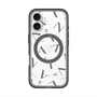 スリムプロテクションプレミアムケース with MagSafe［ LANVIN COLLECTION - タイポグラフィ - グレー ］