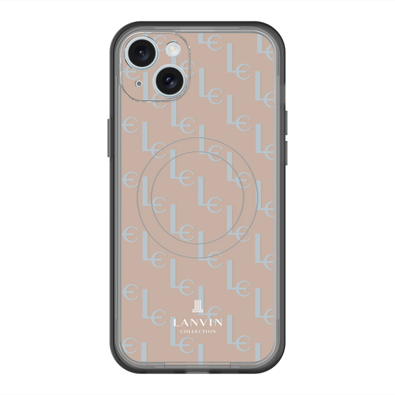スリムプロテクションプレミアムケース with MagSafe［ LANVIN COLLECTION - ジオメトリック ］