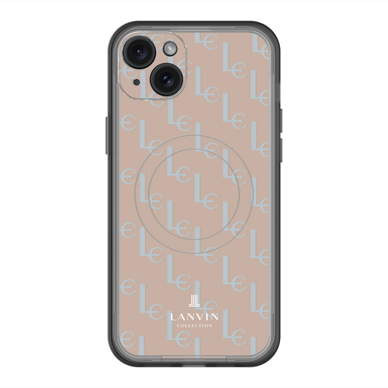 スリムプロテクションプレミアムケース with MagSafe［ LANVIN COLLECTION - ジオメトリック ］