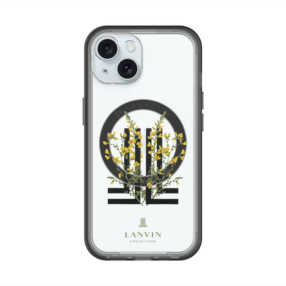 スリムプロテクションプレミアムケース with MagSafe［ LANVIN COLLECTION - フラワー ］