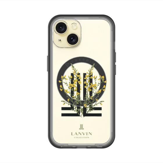 スリムプロテクションプレミアムケース with MagSafe［ LANVIN COLLECTION - フラワー ］
