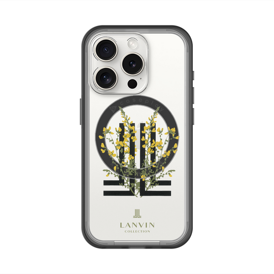 スリムプロテクションプレミアムケース with MagSafe［ LANVIN COLLECTION - フラワー ］