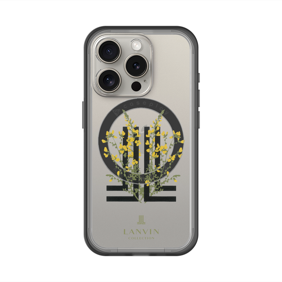 スリムプロテクションプレミアムケース with MagSafe［ LANVIN COLLECTION - フラワー ］