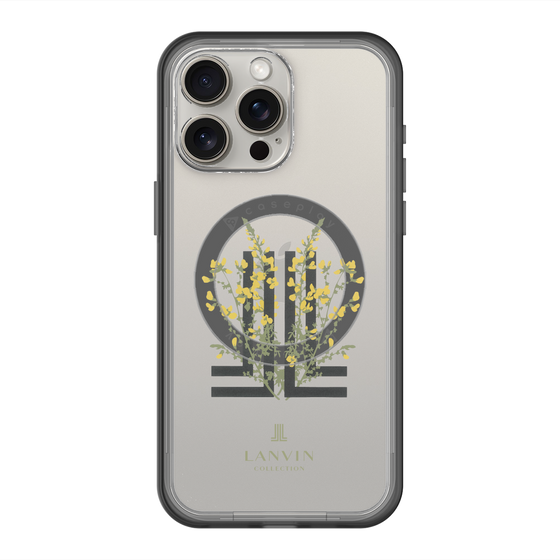 スリムプロテクションプレミアムケース with MagSafe［ LANVIN COLLECTION - フラワー ］