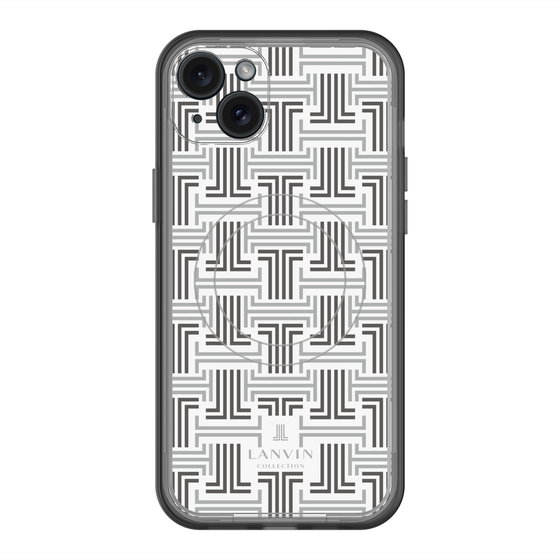 スリムプロテクションプレミアムケース with MagSafe［ LANVIN COLLECTION - モノグラム ］