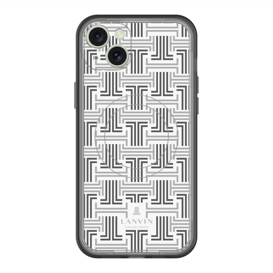 スリムプロテクションプレミアムケース with MagSafe［ LANVIN COLLECTION - モノグラム ］