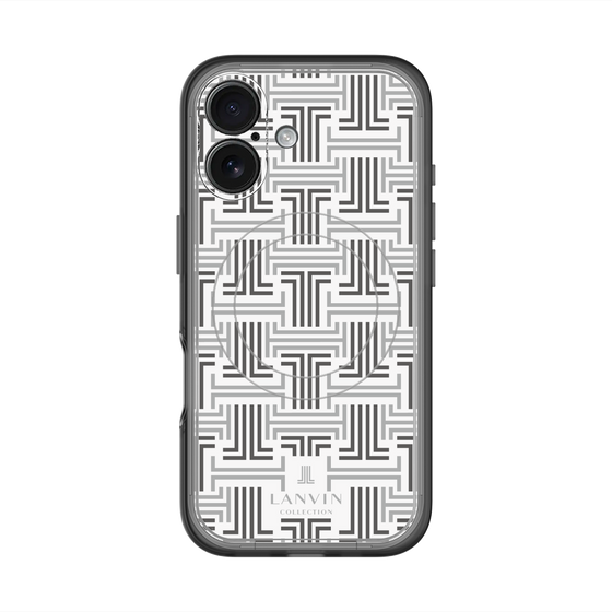 スリムプロテクションプレミアムケース with MagSafe［ LANVIN COLLECTION - モノグラム ］