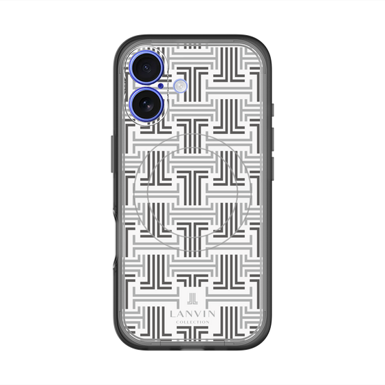 スリムプロテクションプレミアムケース with MagSafe［ LANVIN COLLECTION - モノグラム ］