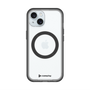 スリムプロテクションプレミアムケース with MagSafe［ オリジナル - caseplayロゴ - ブラック/A ］