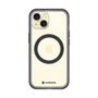 スリムプロテクションプレミアムケース with MagSafe［ オリジナル - caseplayロゴ - ブラック/A ］