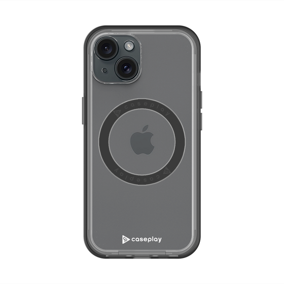 スリムプロテクションプレミアムケース with MagSafe［ オリジナル - caseplayロゴ - ホワイト/A ］