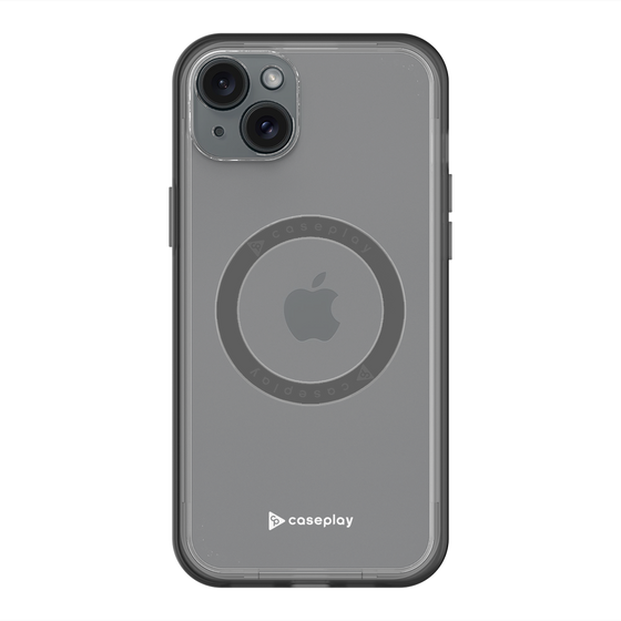 スリムプロテクションプレミアムケース with MagSafe［ オリジナル - caseplayロゴ - ホワイト/A ］