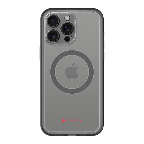 スリムプロテクションプレミアムケース with MagSafe［ オリジナル - caseplayロゴ - レッド/A ］