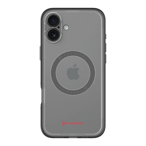 スリムプロテクションプレミアムケース with MagSafe［ オリジナル - caseplayロゴ - レッド/A ］