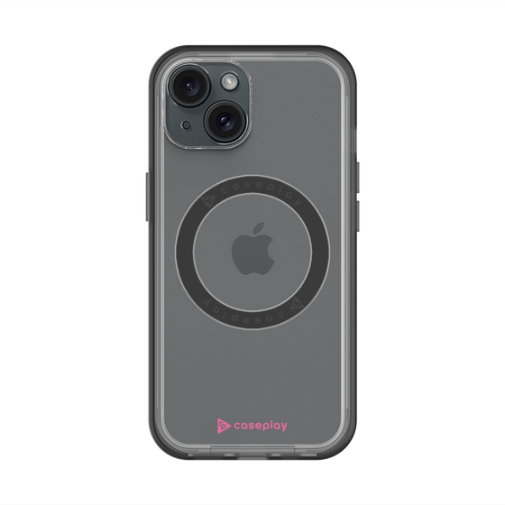 スリムプロテクションプレミアムケース with MagSafe［ オリジナル - caseplayロゴ - ピンク/A ］