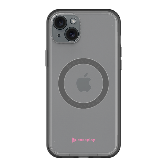 スリムプロテクションプレミアムケース with MagSafe［ オリジナル - caseplayロゴ - ピンク/A ］