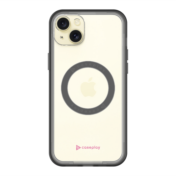 スリムプロテクションプレミアムケース with MagSafe［ オリジナル - caseplayロゴ - ピンク/A ］