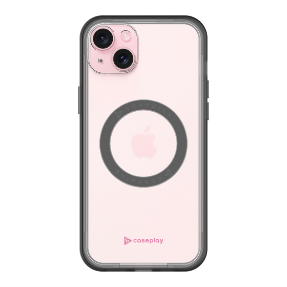スリムプロテクションプレミアムケース with MagSafe［ オリジナル - caseplayロゴ - ピンク/A ］